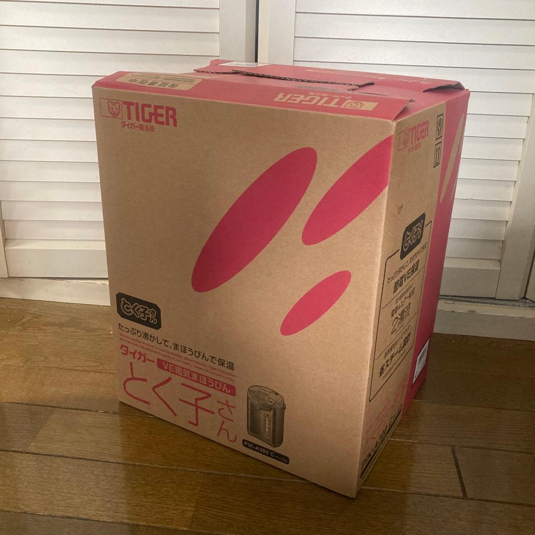 タイガー VE電気魔法瓶保温 とく子さん PIK-A300-C ベージュ3L