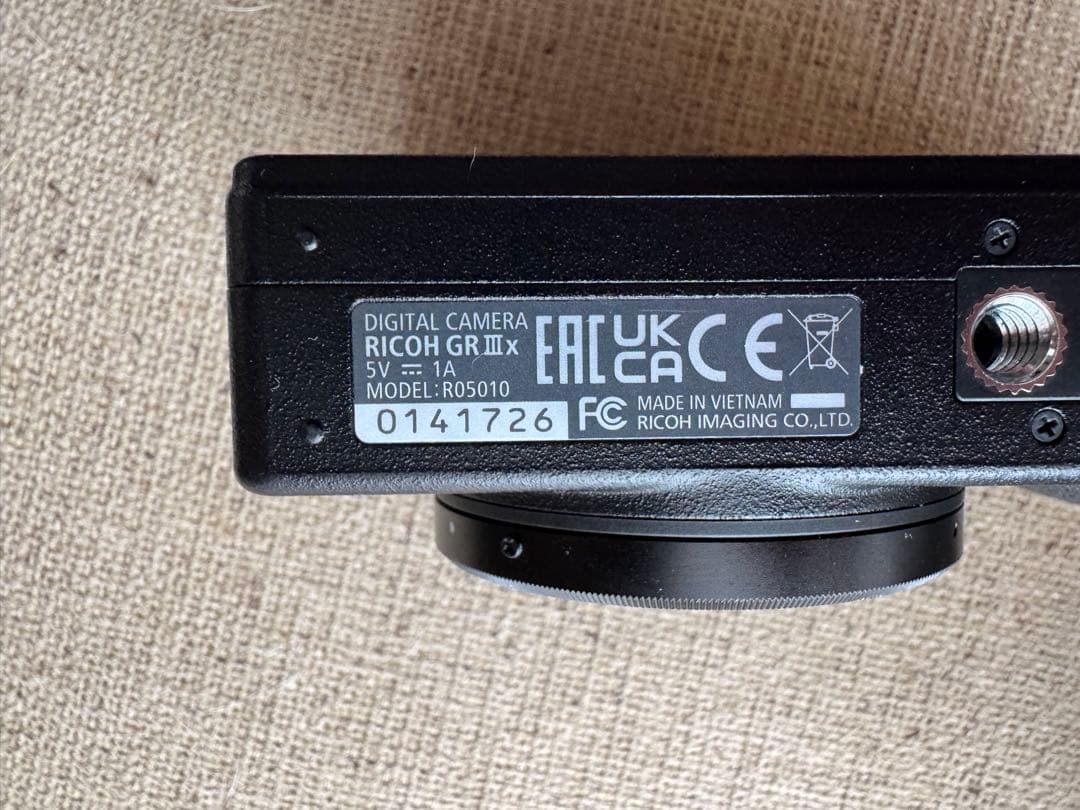 RICHO GR IIIx 完品　純正アクセサリー付き　3年メーカー保証有り