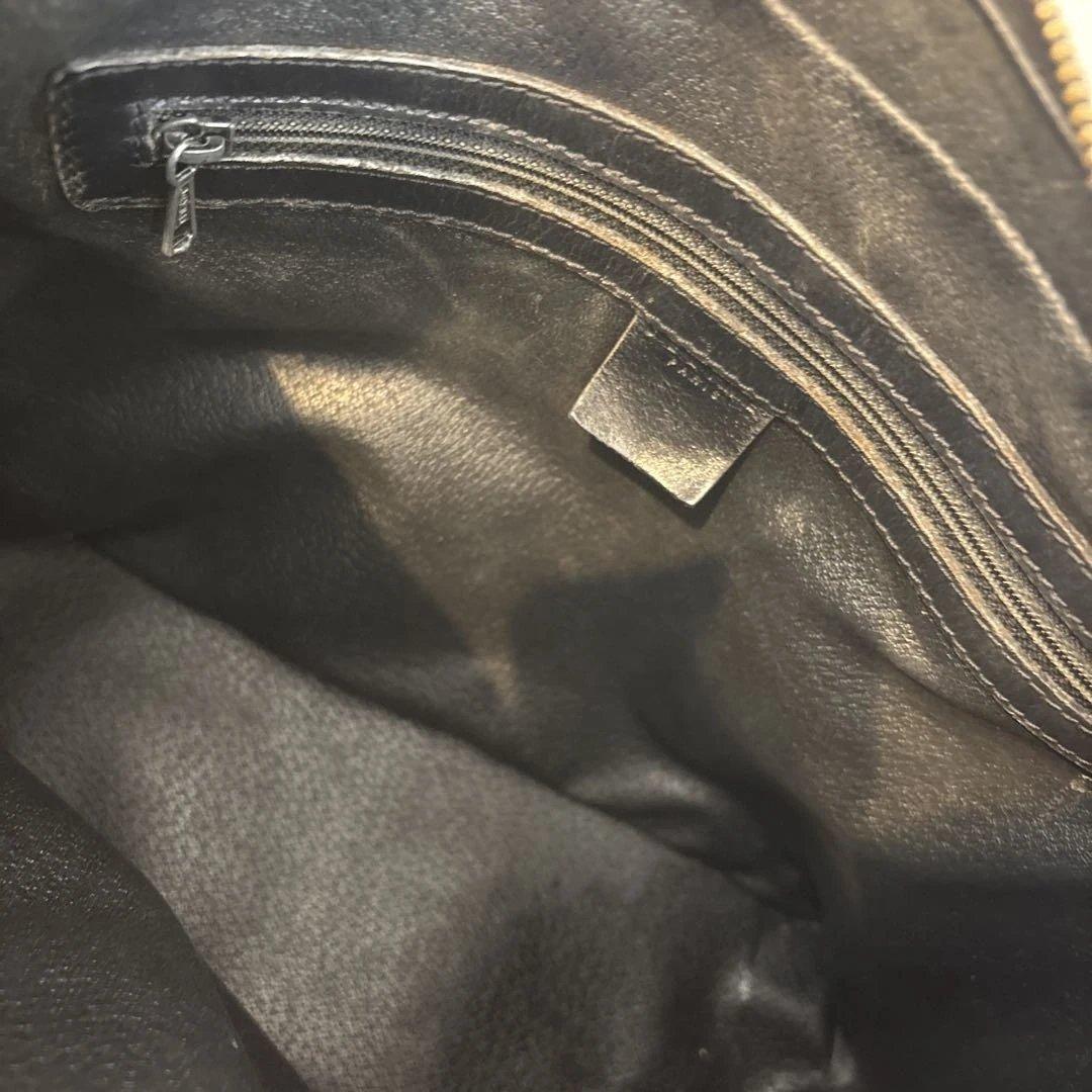 CELINE ダークブラウン ショルダーバッグ