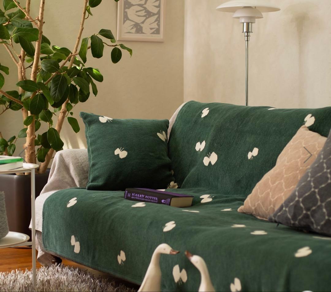 KLIPPAN × mina perhonenシュニールコットンブランケット