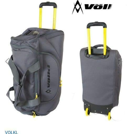 フォルクルVÖLKLの トラベルウィールスポーツバッグ グレー ボストンバッグ