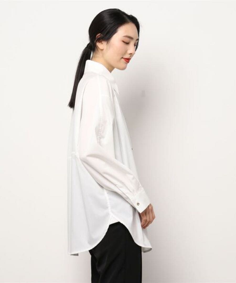Loungedress(ラウンジドレス) 「ライトサテンBIGシャツ」