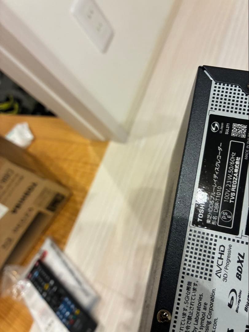 【美品】TOSHIBA DBR-T101 1TB ブルーレイレコーダー
