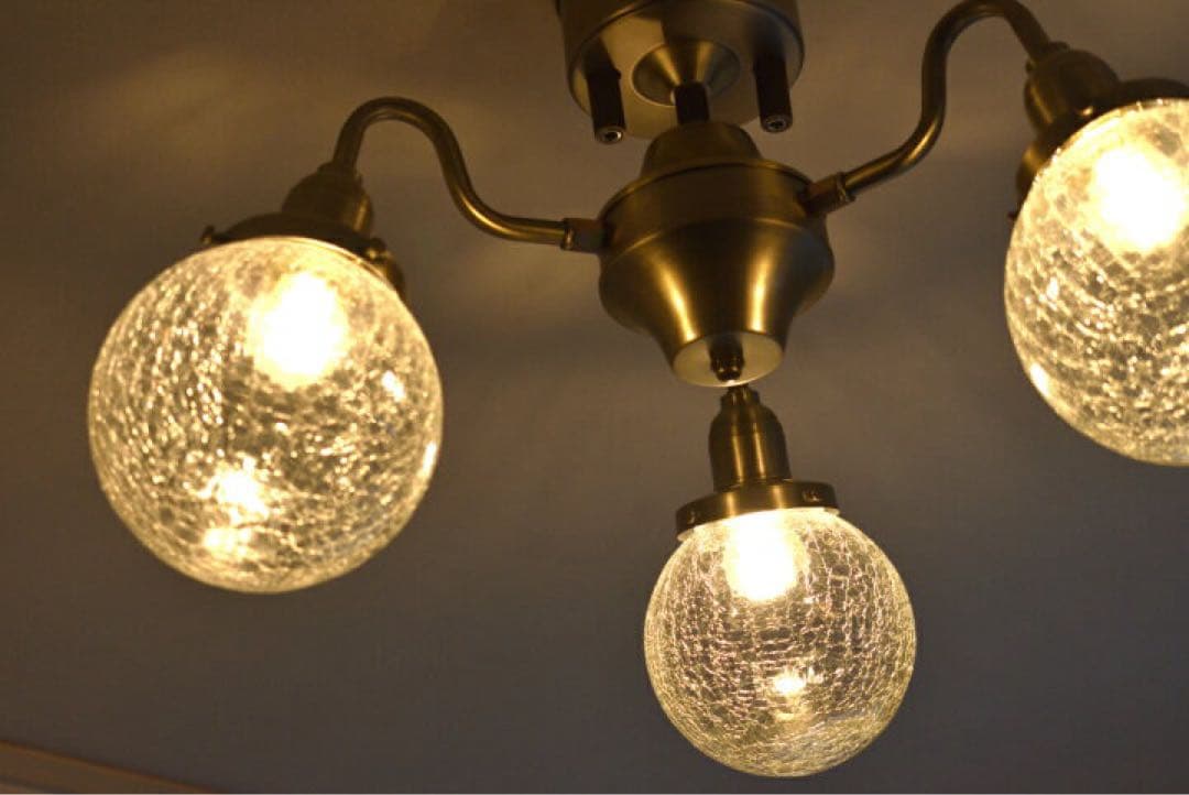 Boucherear シーリングライト 3灯 クリアガラス