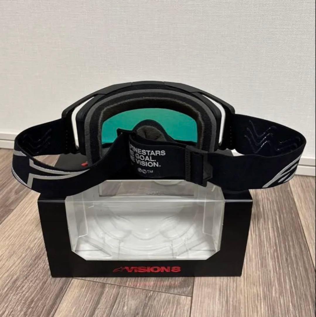 VISION8 ゴーグル ブラック　レッドミラーレンズ