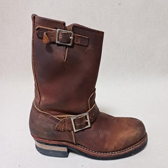 レッドウィング　エンジニアブーツ　オイルドレザー　ブラウン　２３㎝