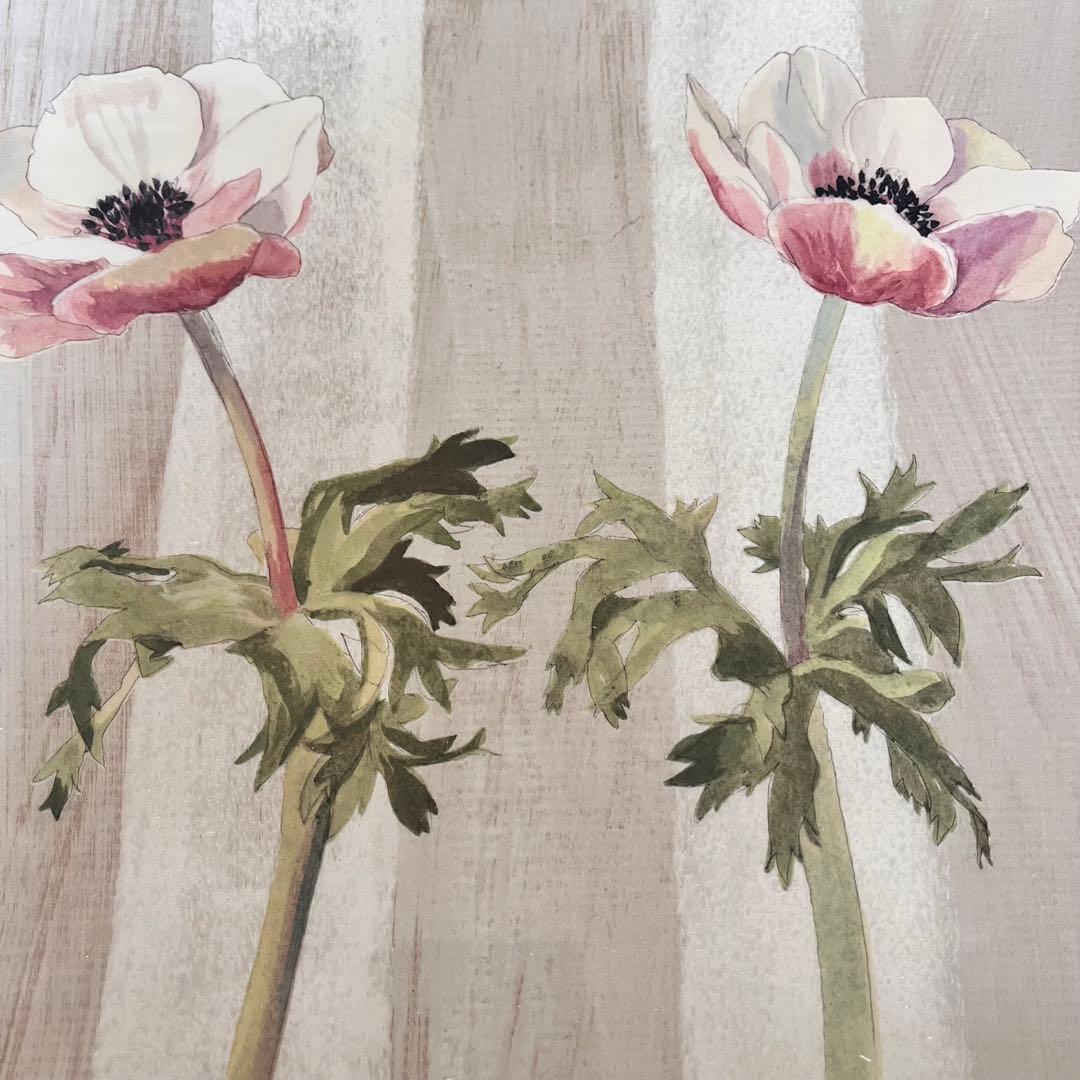 【レア美品】フランス製　ジアン★アネモネ★スクエアプレート