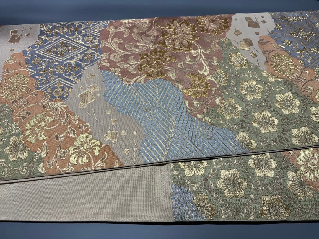 川島織物　三越謹製　正絹　六通　袋帯