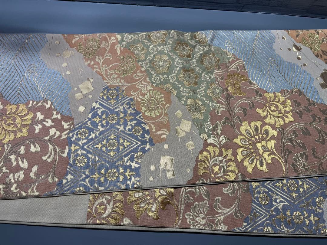 川島織物　三越謹製　正絹　六通　袋帯