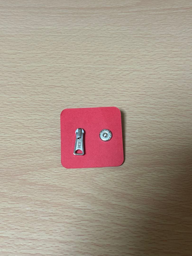 DIESEL シルバー ピアス(両耳用)