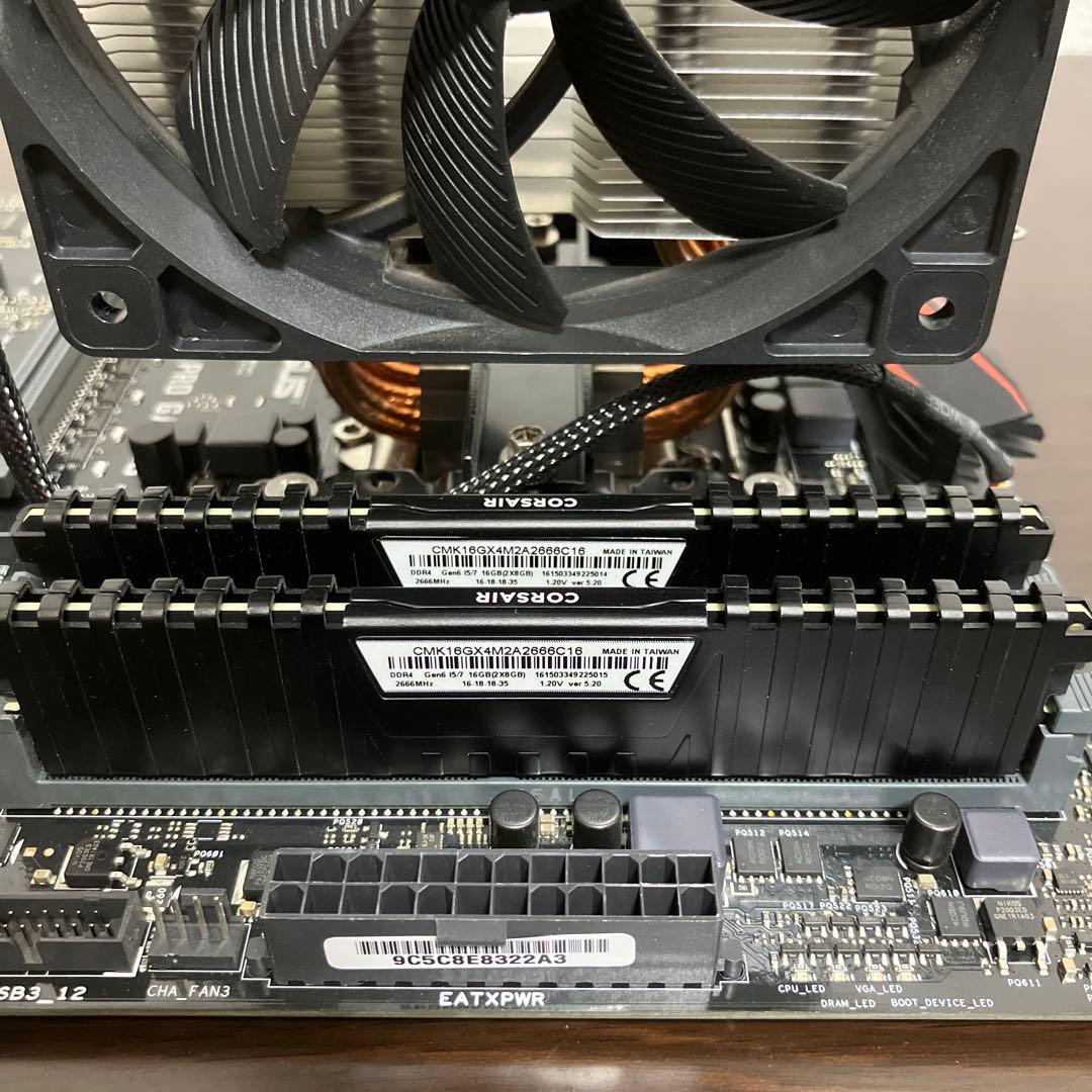 i7-6700k、ASUS Z170 PRO GAMING、DDR4 16GB