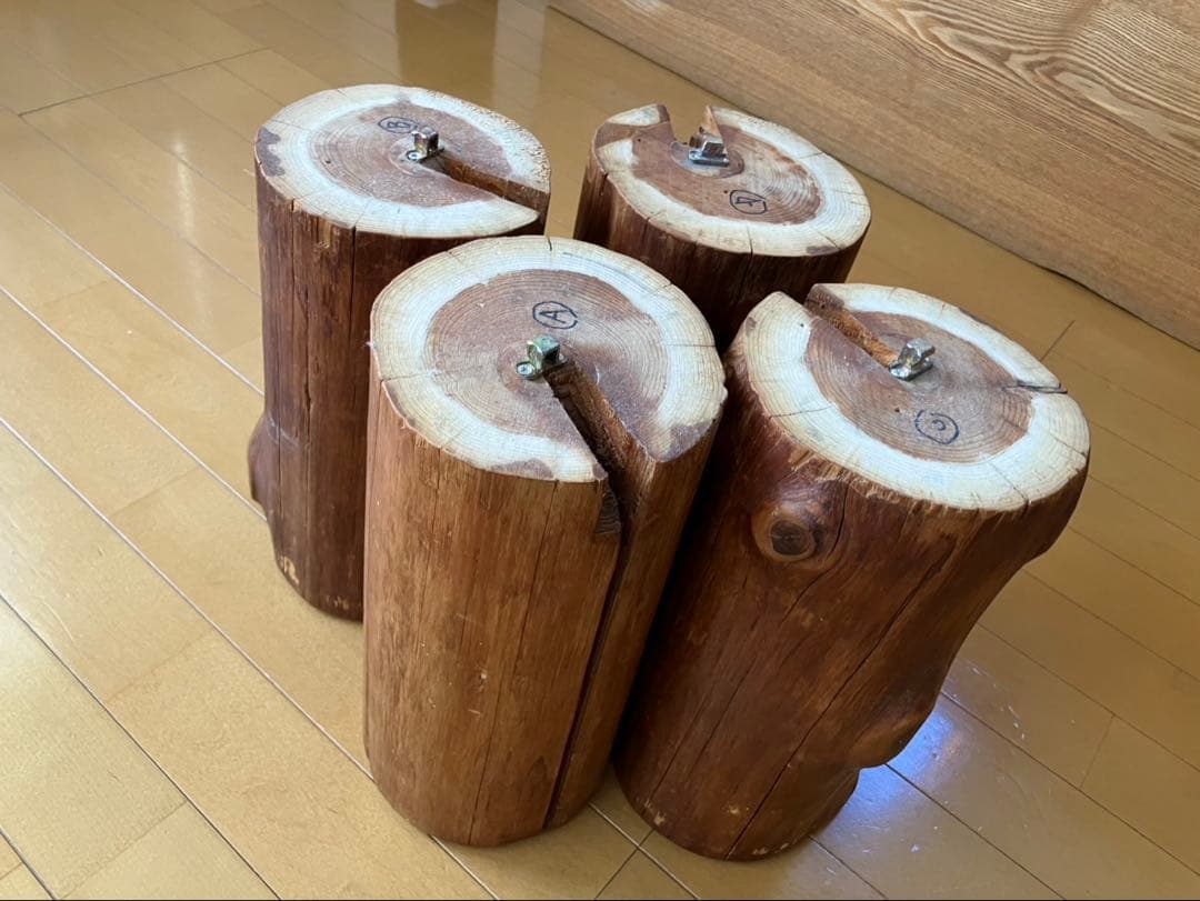 座卓　木製長方形テーブル 自然な木目