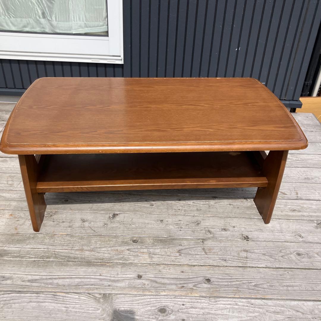 北欧レトロ 木製 センターテーブル コーヒーテーブル サイドテーブル 古家具