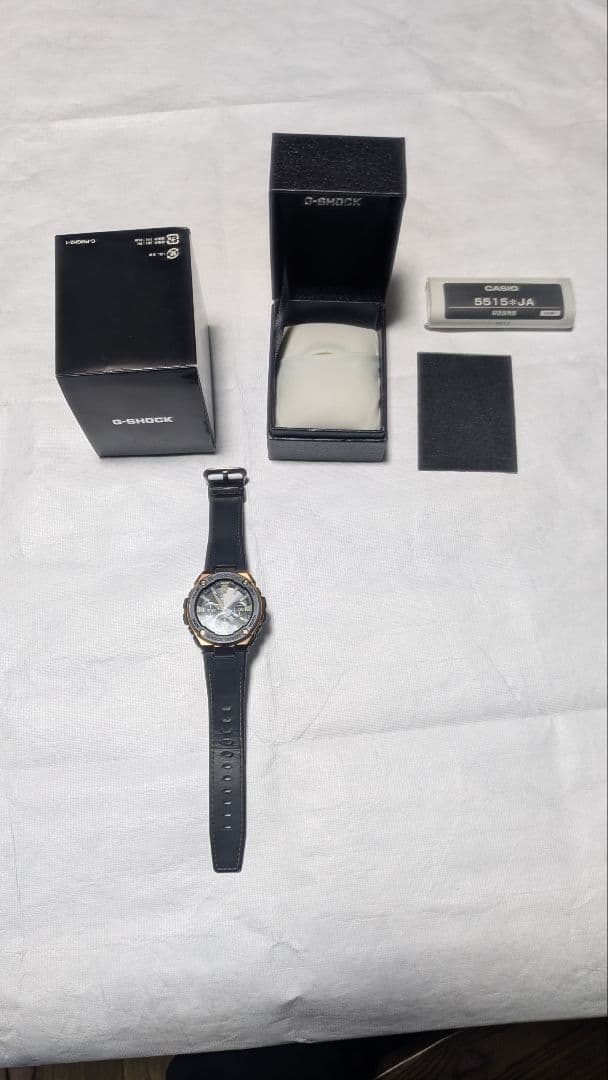 G-SHOCK 電波　GST-W120L-1AJF G-STEEL タフレザー