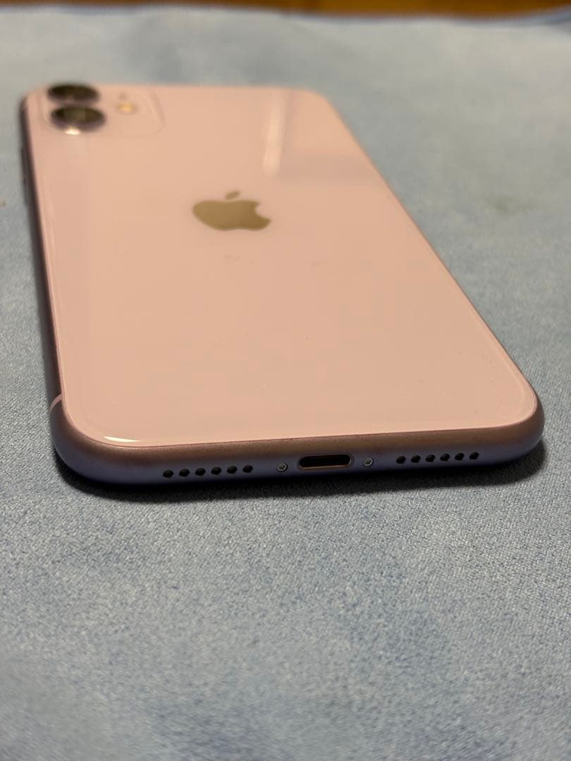 【バッテリー89%】Apple iPhone 11 パープル 　64GB 中古品