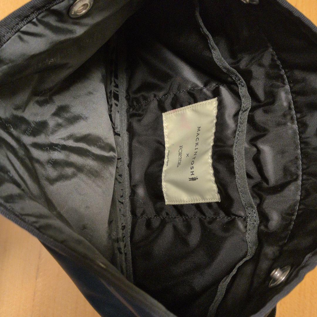 MACKINTOSH×ポーター　ブラック サコッシュ