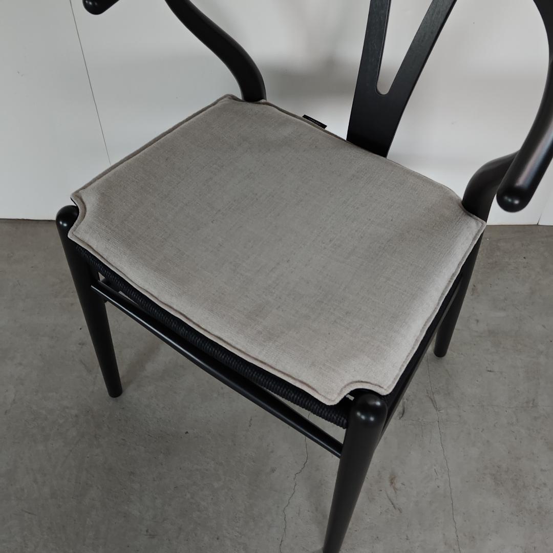 Yチェア専用シートクッション　タンバリンハリンダル　ブラック