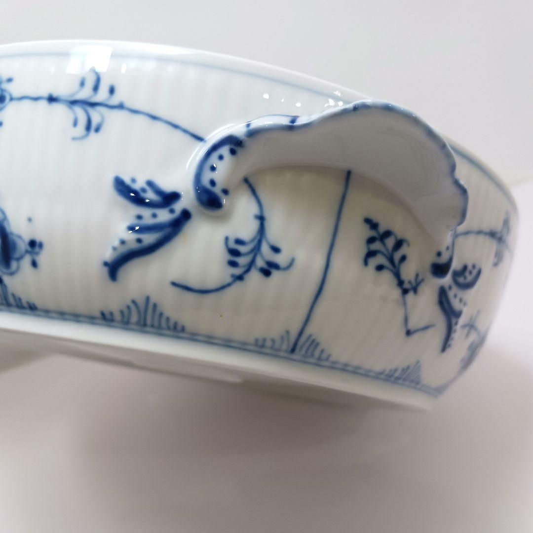 Y3223-3 ロイヤルコペンハーゲン ブルーフルーテッド スープチューリン　L