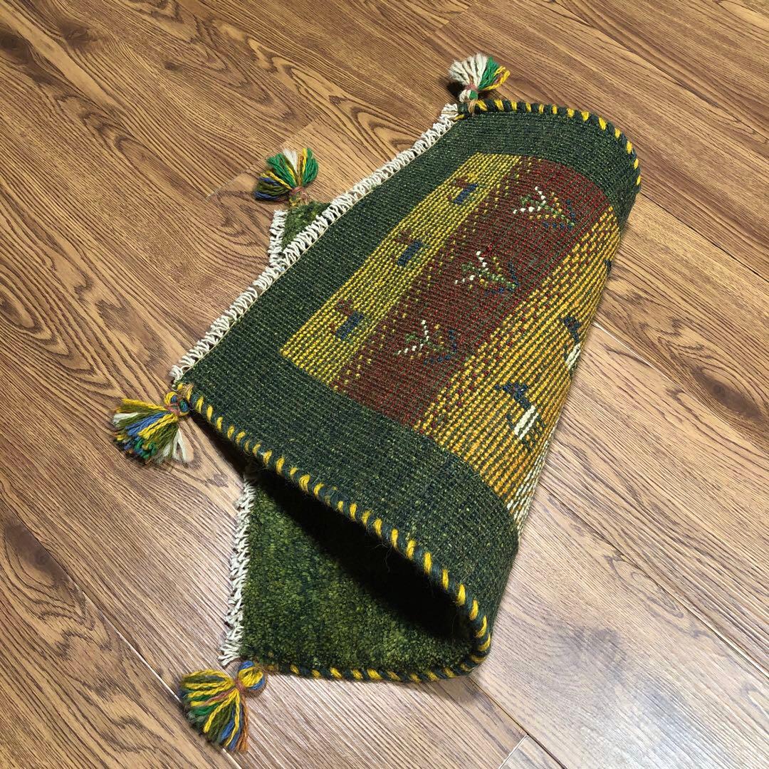 ペルシャギャッベ (ギャベ) ギャッベ 玄関マット No.2327