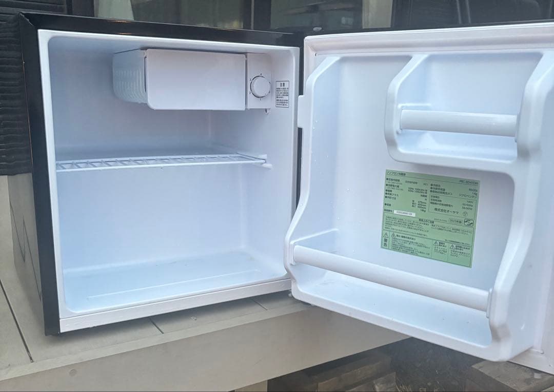 冷蔵庫 42L ガラス扉 小型 セカンド冷蔵庫 1ドア 幅47.5cm