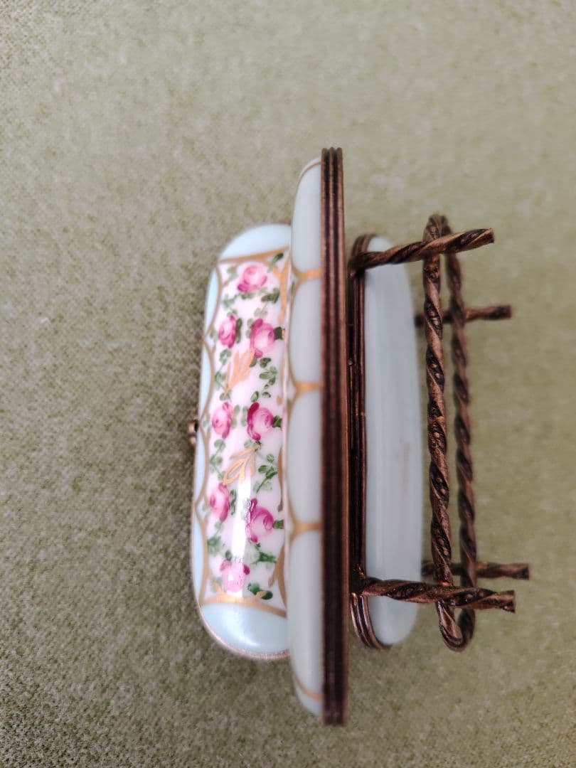 リモージュ花柄アンティークボックス