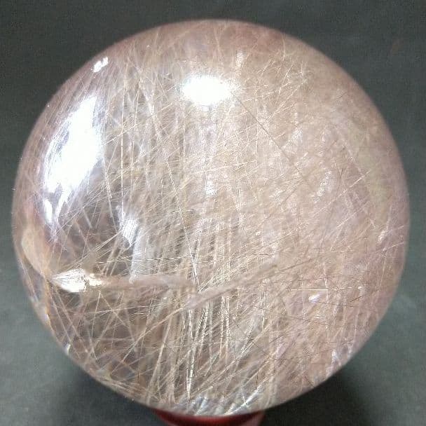 値下げ 禮-⑩【巨大 シルバールチル 丸玉】66㎜玉 400㌘