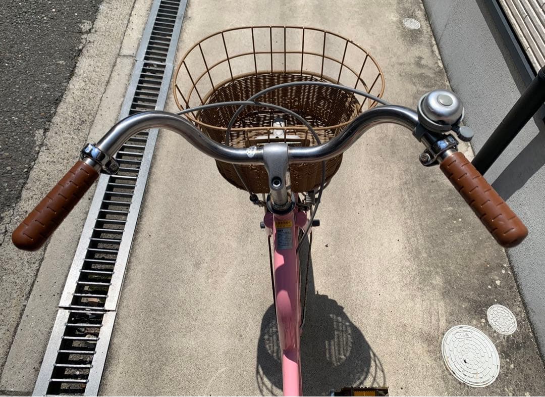 ダイワサイクル　自転車　20インチ　シルバーリング　SRC20 ピンク　女の子