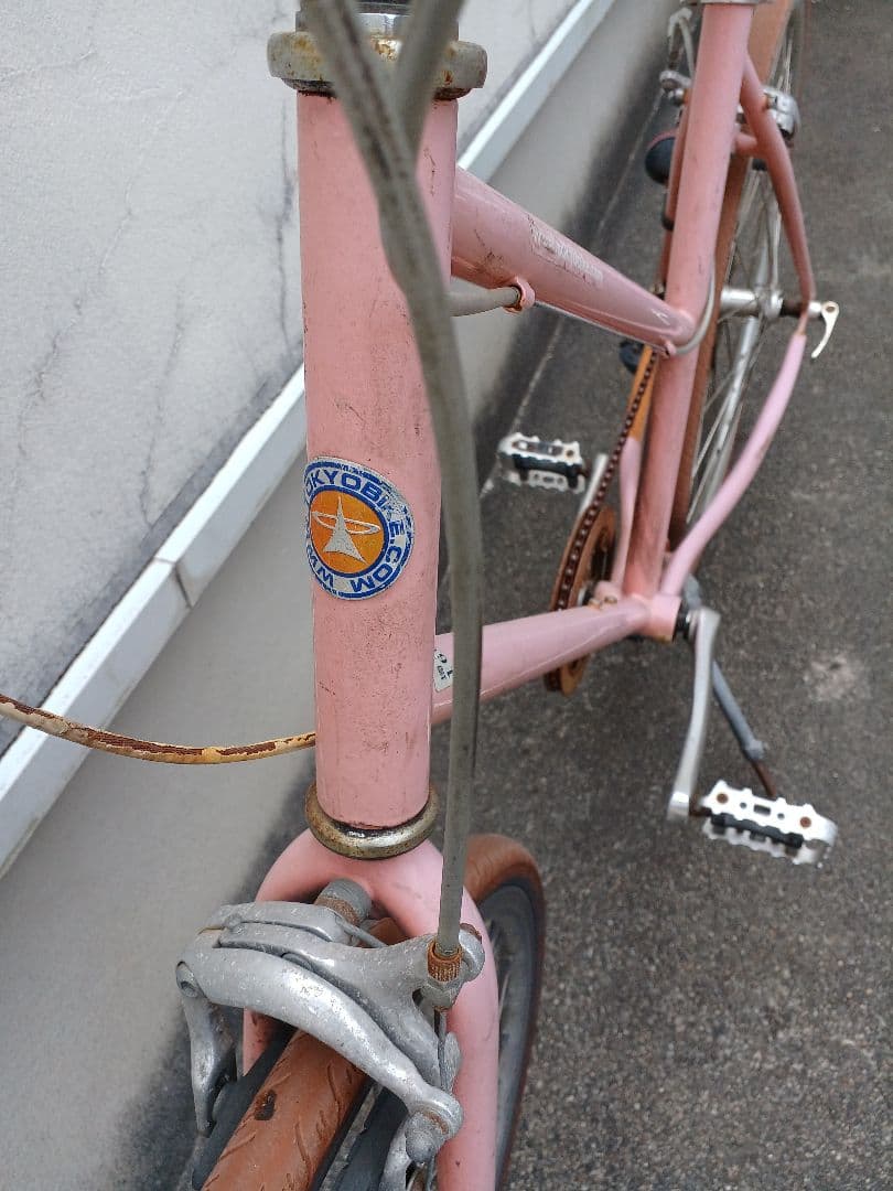 tokyobike bisou★スタッガードフレーム★7段変速★カラー:モモ