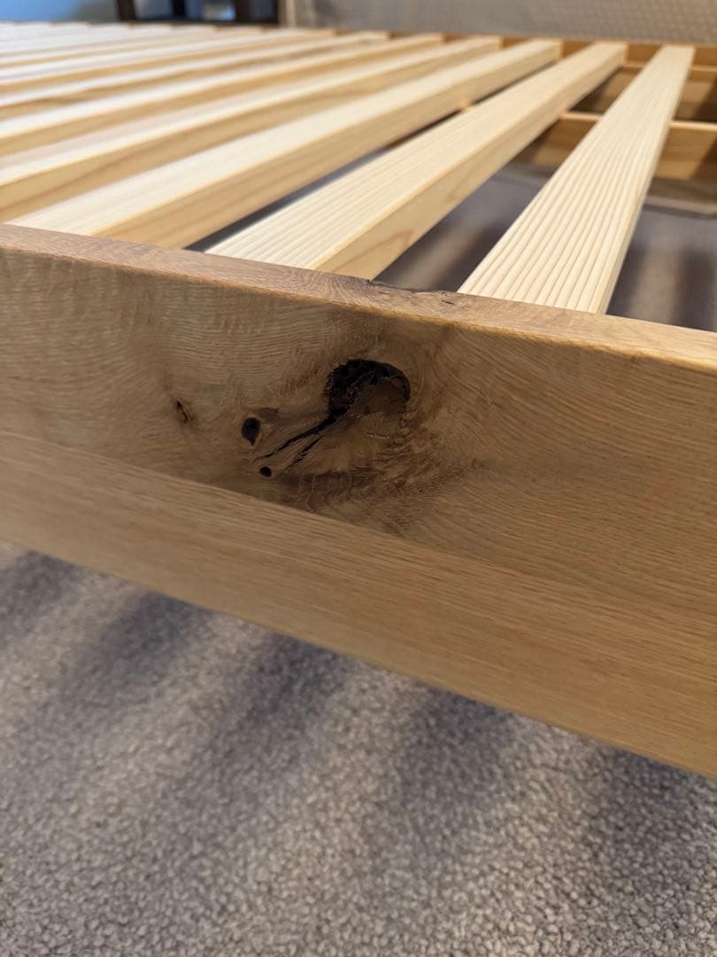 飛騨産業 HIDA 月光 セミダブルベッドフレーム