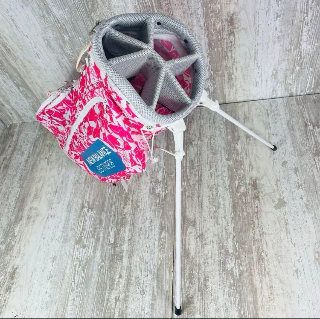 NEW BALANCE BSTN906 ゴルフバッグ ボストンテリア ピンク