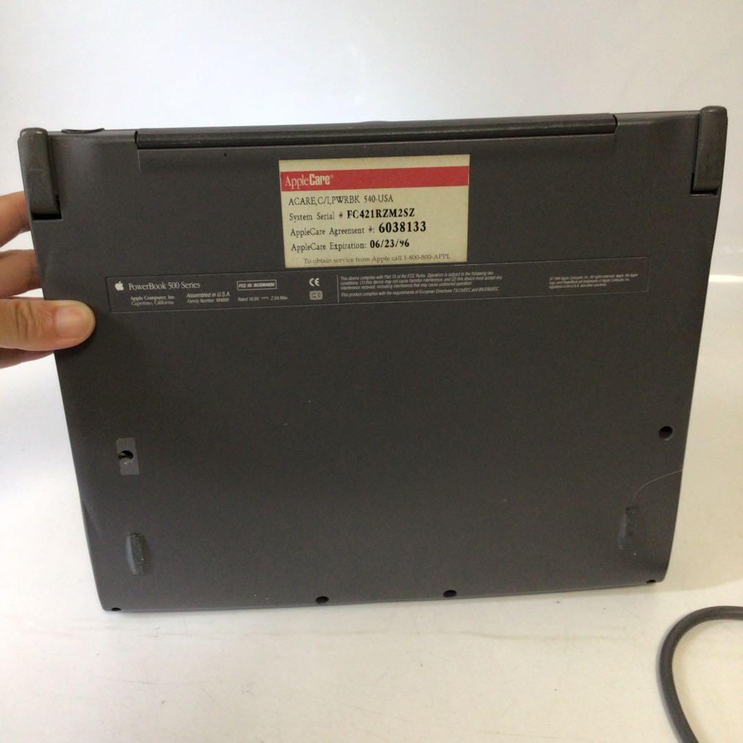 Apple PowerBook 540 本体 ケーブル　付属品