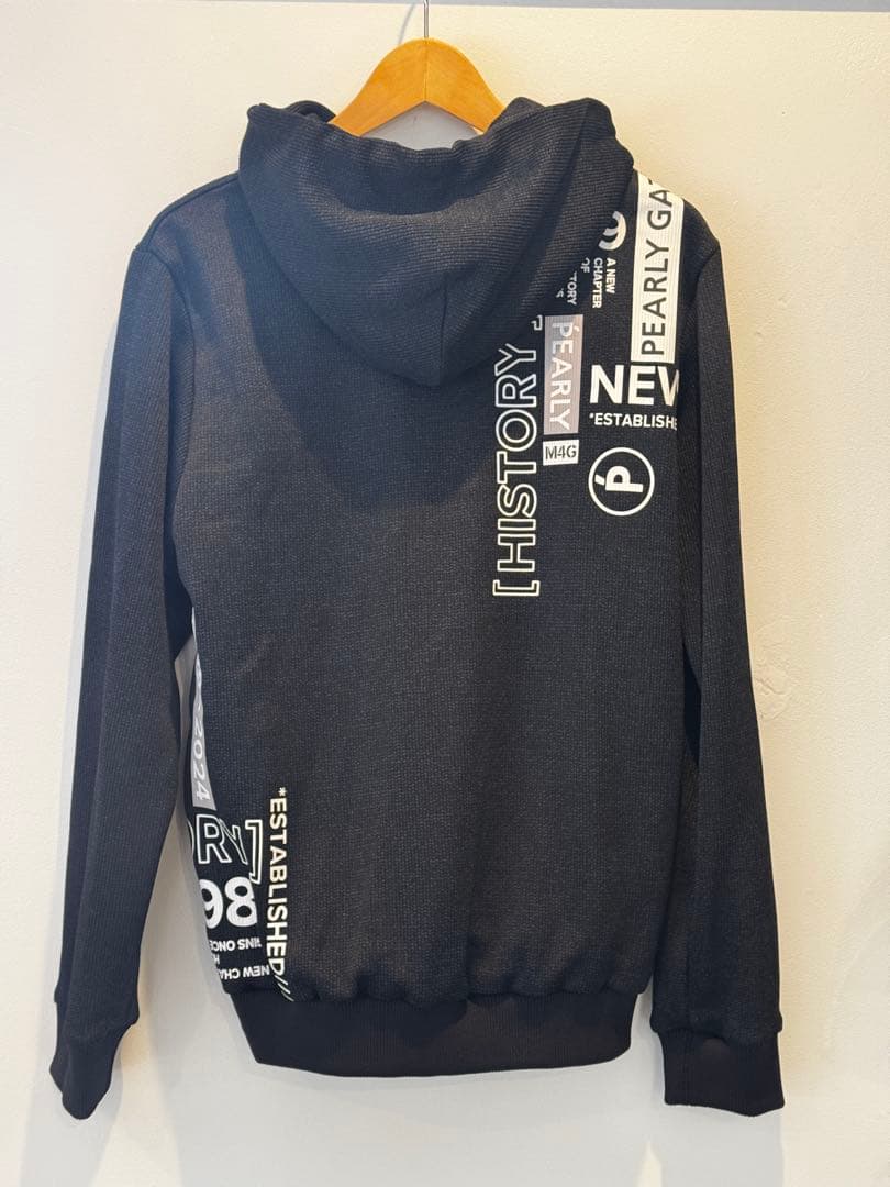 PEARLY GATES セーターメランジフリースフルジップフーディ