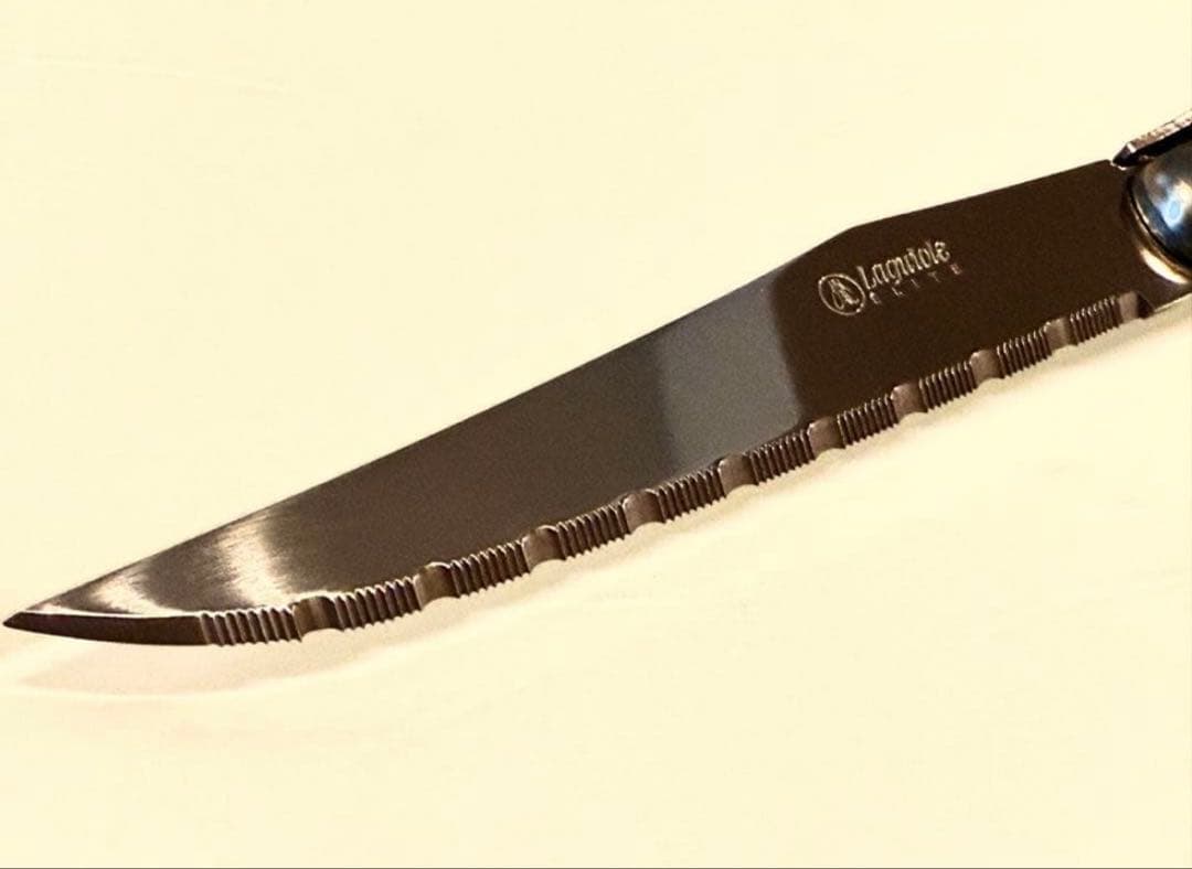 Laguiole elite カトラリーセット24本入シルバー　刻印入り5セット