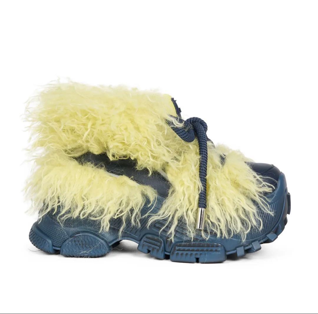 YELLO PLATFORM SHORT ショートブーツ　シューズ　ファー