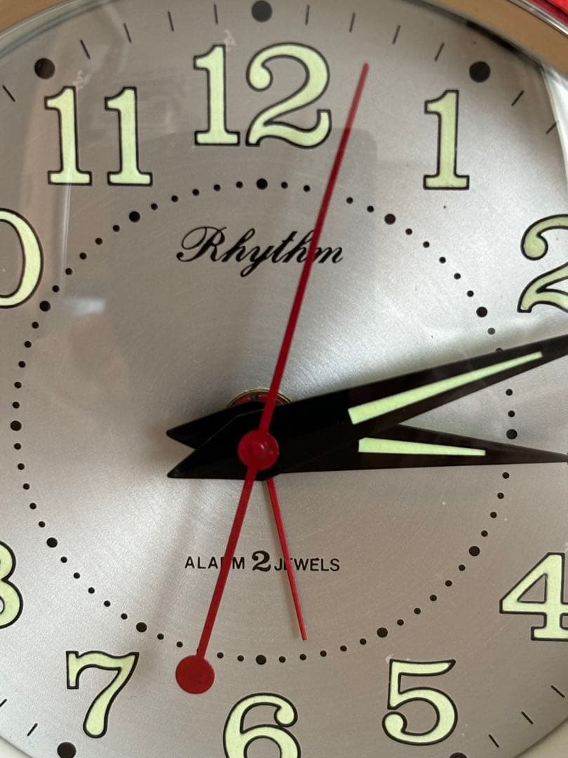 Rhythm(リズム時計) ALARM 2 JEWELS カチカチ置き時計