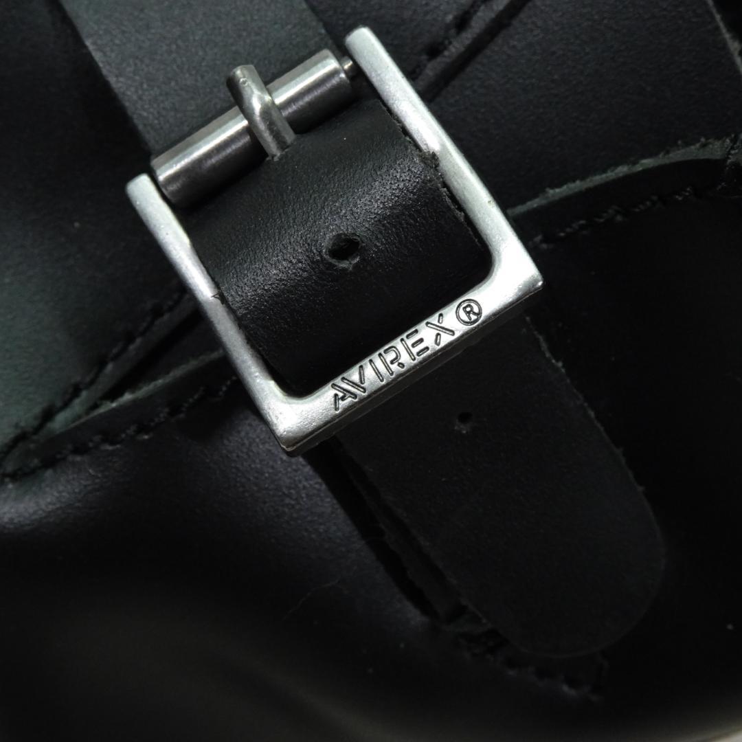 AVIREX HORNET ショートエンジニアブーツ 8.5 ブラック