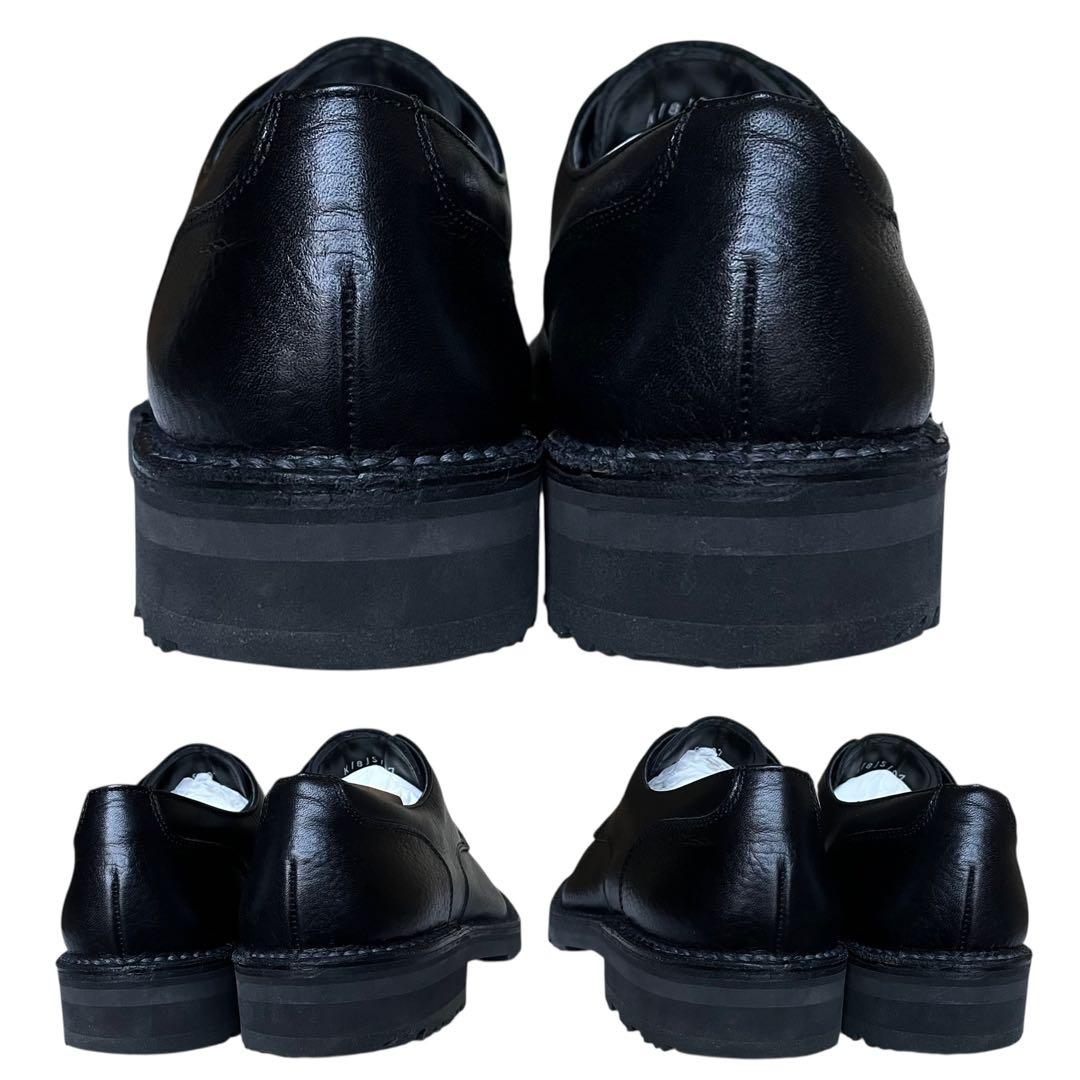 極美品 リーガルウォーカー 24.5 レザー シボ革 Uチップ ゴアテックス 黒