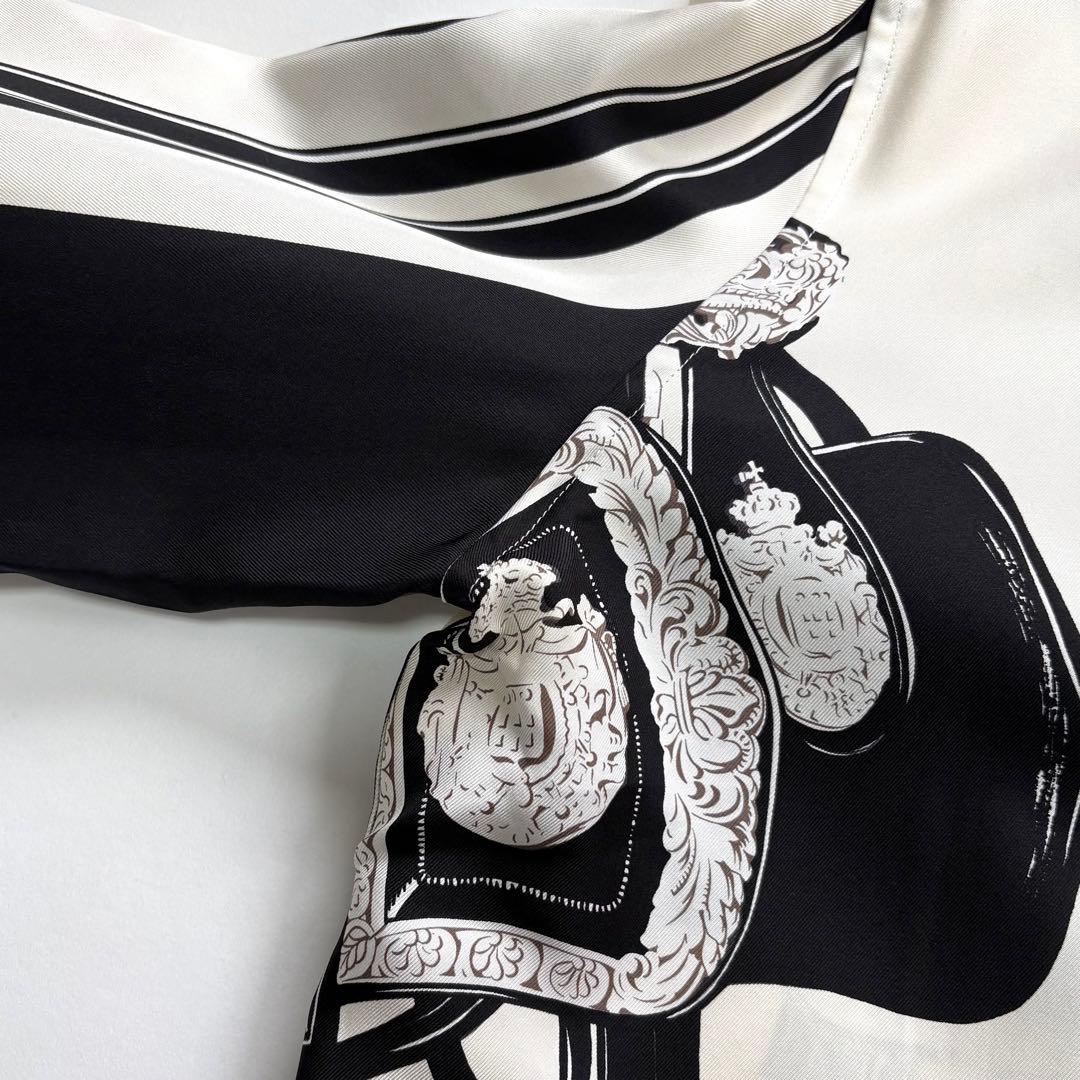 HERMES BRIDES de GALA シルクシャツ 40