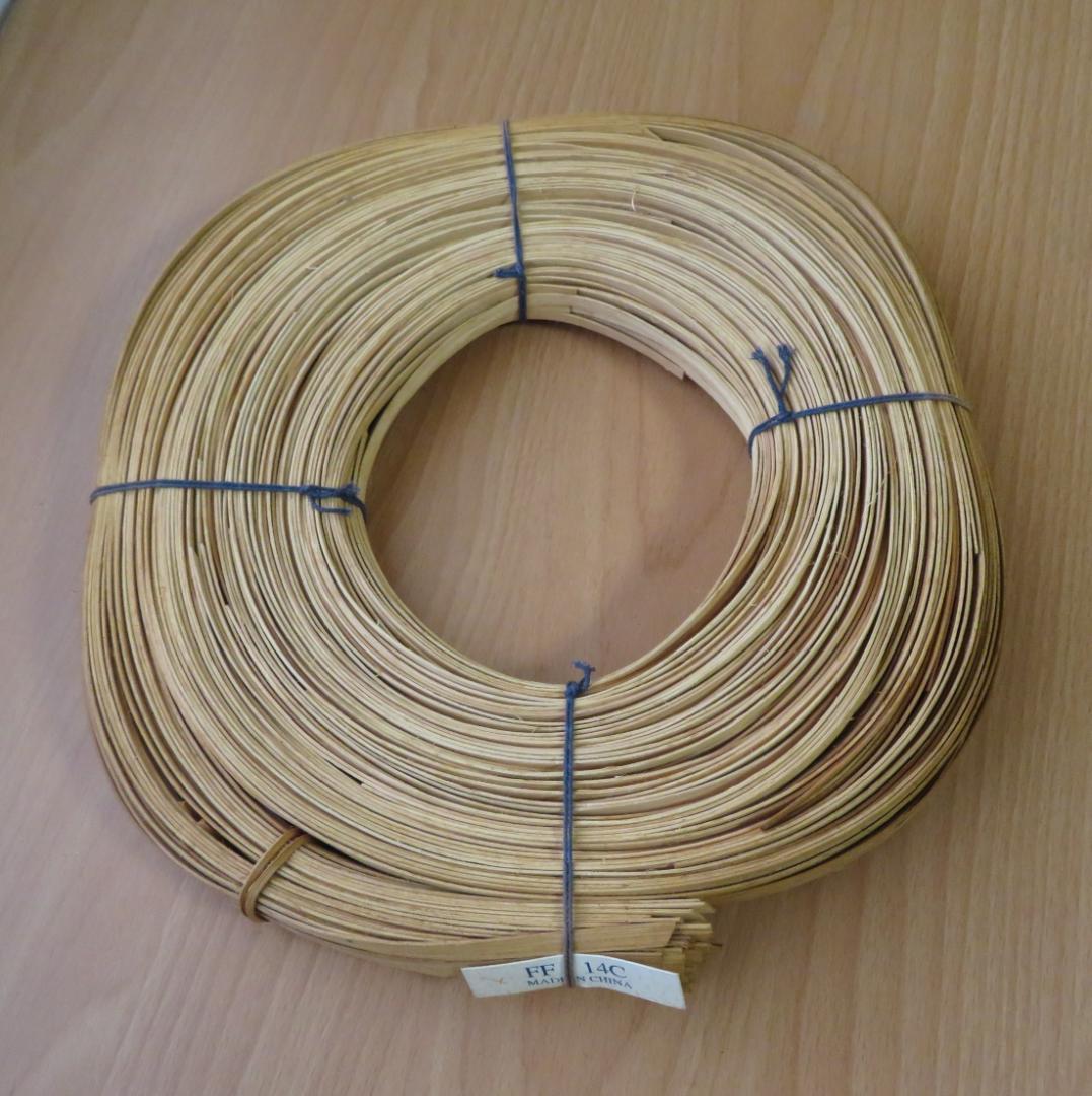 ハンドメイド　バスケット材料　リード　5点まとめて　約2,100g　木製　かご籠