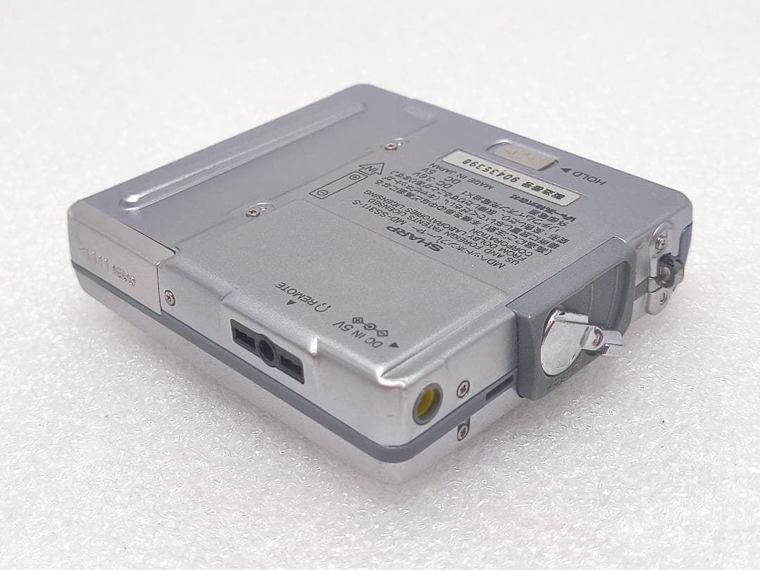 SHARP ポータブルMDプレーヤー MD-SS311 シルバー