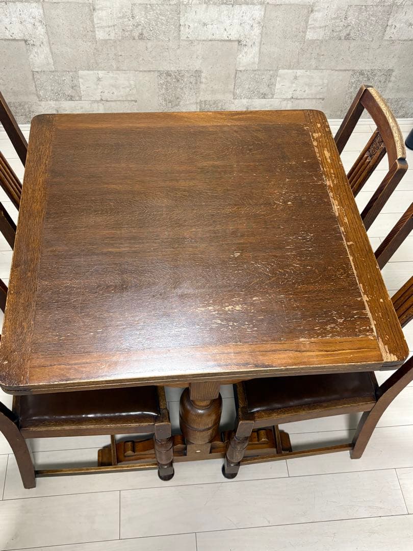 【4/5】イギリスアンティークダイニングチェア(1脚分)テーブル＆椅子3脚は別売