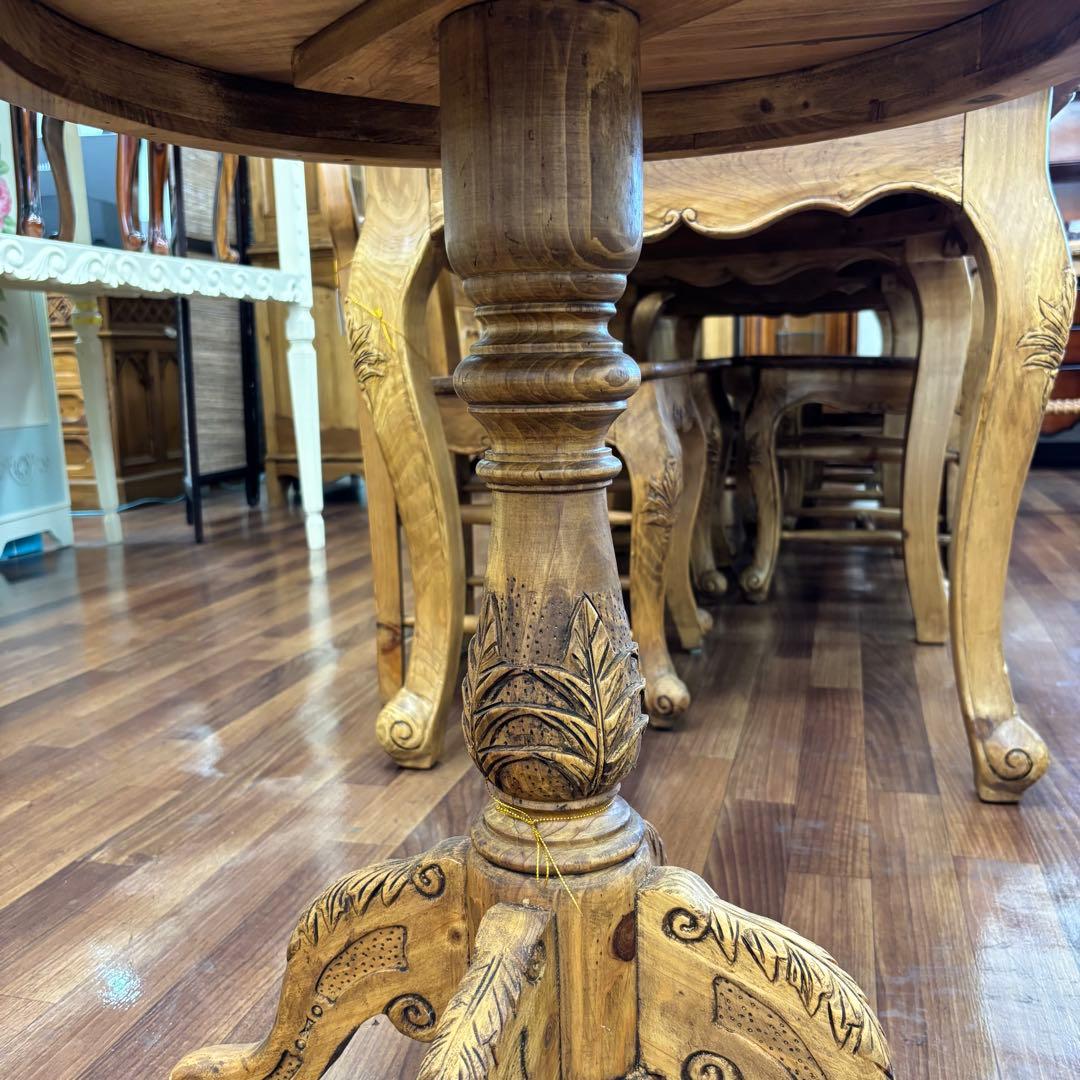 フランス田舎家具 カントリー家具 コーヒーテーブル100%リサイクル杉材