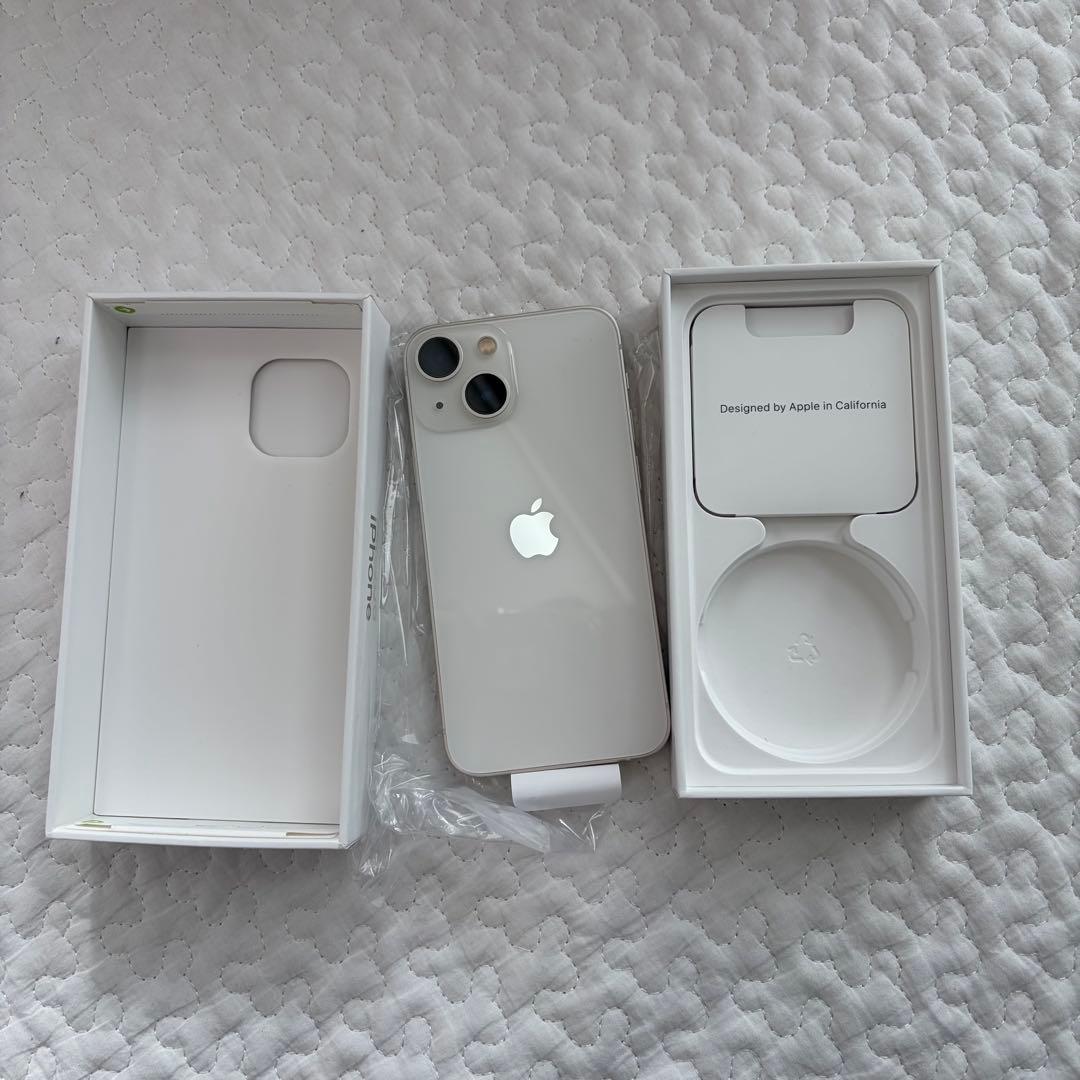iPhone13 mini 256GB スターライト simフリー 美品　箱あり