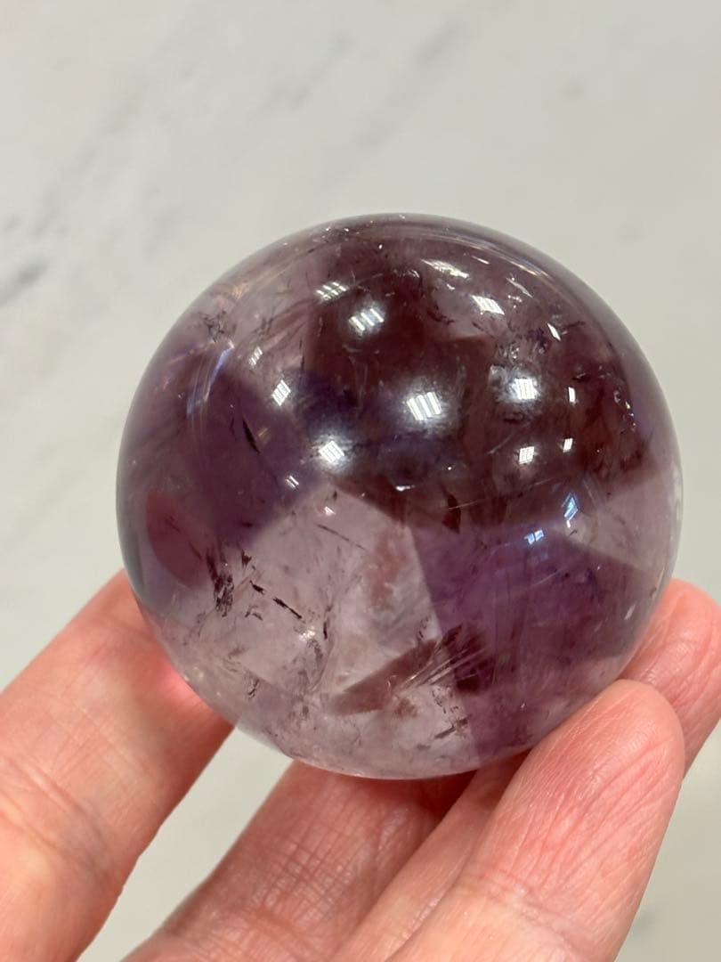 希少　アメトリントラピッチェスフィア　4.3cm ファントム　トラピッチェ　虹有