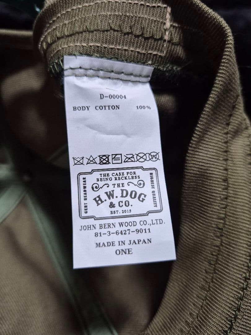 A*X様 THE H.W. DOG&CO. トラッカーキャップ