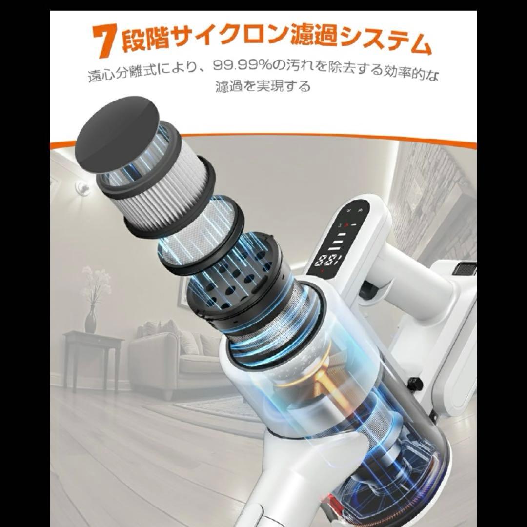 新品　掃除機 コードレス　軽量 60分長時間稼働