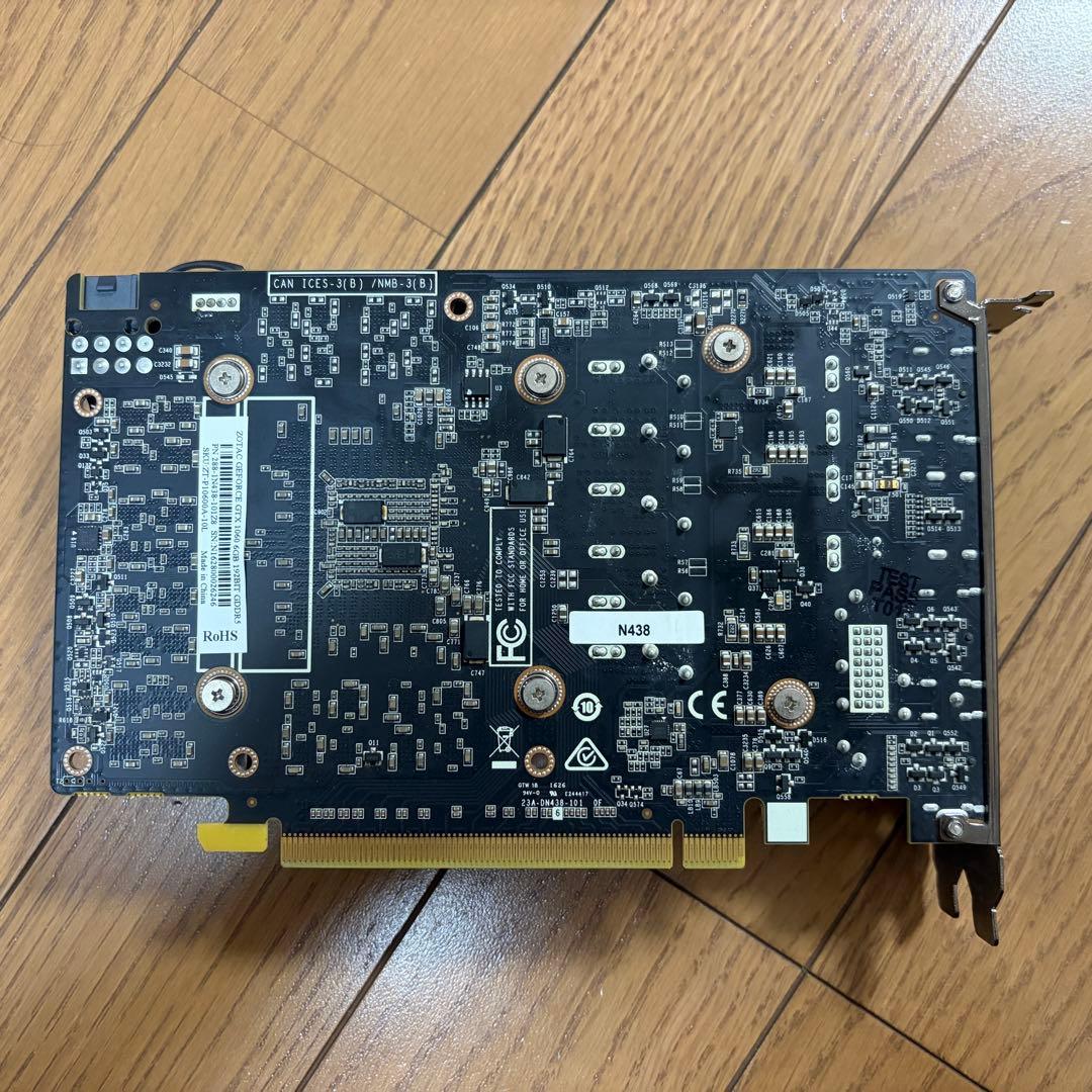 ZOTAC グラフィックボード GeForce GTX1060 6GB