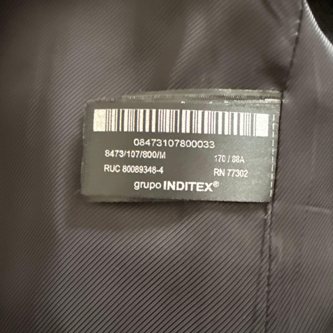 ZARA ウール混紡ショート丈ダブルブレストコート　サイズM