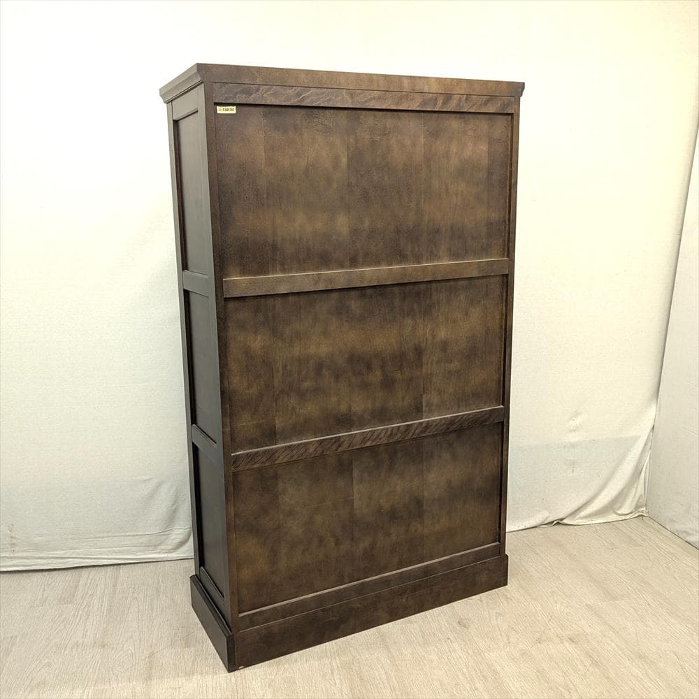 北海道民芸家具　樺　無垢　本棚　本箱　書棚　ブックシェルフ　キャビネット　飾り棚