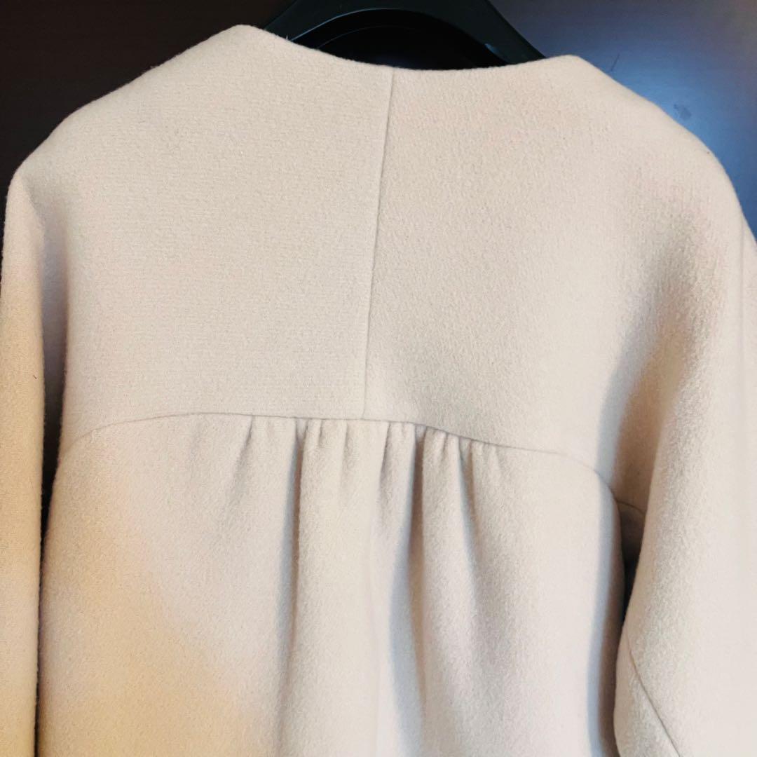 新品☆ANAYI ウールビーバークルーコート/セオリー、23区、セルフォード